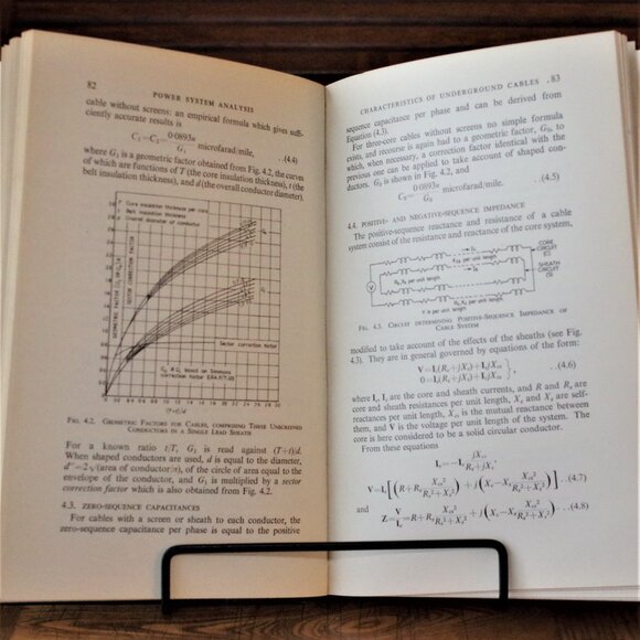Vintage Electrical Engineering Book, "Power System Analysis", 1952 First Edition - Picture 7 of 10
